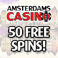 Amsterdams Casino - 50 free spins no deposit bonus