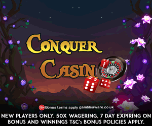 Conquer Casino free spins no deposit