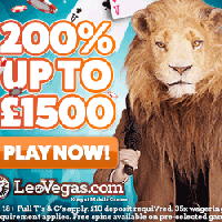 LeoVegas 20 free spins no deposit bonus + 100 deposit spins