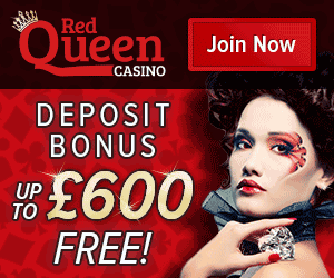 Red Queen Casino £10 no deposit bonus