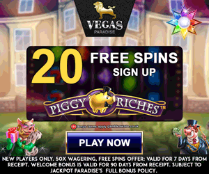 Vegas Paradise Free Spins No Deposit