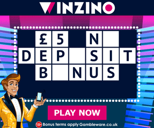Winzino Casino £5 No Deposit Bonus